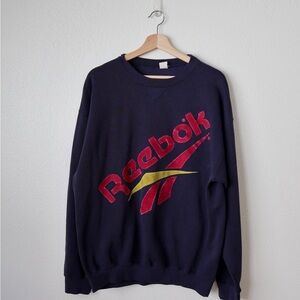 Vintage navy blue Reebok sweatshirt